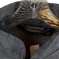 Duckster Gray Women's Windbreaker Jacket Full Front Zip XL 048