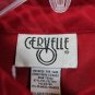 Cervelle Red Women's Button Up Long Sleeve Collared Top Blouse Size 2X 048