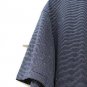 Straight Faded Men's Striped Navy White Tee Shirt Crew Neck Size X Large  013