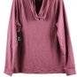 Xersion Studio Burgundy Red Women's Quick Dri Sweatshirt Hooded Small 005