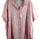 Elizabeth by Liz Claiborne Pink Women's Top Blouse Short Sleeve 18 060 Elizabeth by Liz Claiborne Pink Women's Top Blouse Short Sleeve 18 060