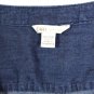 Cato Blue Denim Women's Shirt Dress Pull Tab Sleeves Criss cross Neckline XL 036