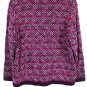 Dressbarn Multicolor Women's Knit Cardigan Sweater Collared 2X 002