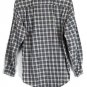 Eddie Bauer Blue Plaid Men's Long Sleeve Dress Shirt Button Down Small 014