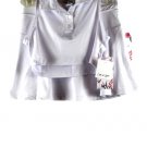Olivia Kay White Girls Two Piece Set Top Blouse & Skirt Short Medium 052