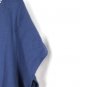 Villager Blue Women's Pullover Beaded Blouse V Neck Short Sleeve Size 3 042