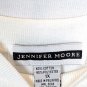 Jennifer Moore White Women's Short Sleeve Shirt Stars Embroidered 1X 038