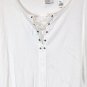 Emma James White Women's Short Sleeve Top Blouse Size 2 038