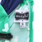 Mud Pie Women's Green White Squares Sleeveless Dress Blue Bow Tie Strap S  006