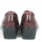 Clarks Women's Comfort Shoes Wedges Red Leather Slip On Size 9.5 M