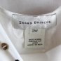 Susan Bristol White Women's Sleeveless Blouse Beaded 2W 060