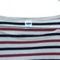 Old Navy Multicolor Striped Women's Top Shirt  Boat Neck Size Medium  012