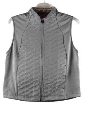 Xersion Gray Women's Vest Front Pockets Zip Closure Large 053