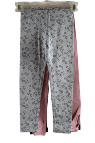 Simple Joys Set of 3 Girls Pull On Stretch Leggings Size 6 029