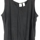Emma James Black Women's Tank Top Sleeveness Scoop Neck 1 027 Emma James Black Women's Tank Top Sleeveness Scoop Neck 1 027