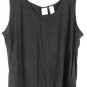 Emma James Black Women's Tank Top Sleeveness Scoop Neck 1 027