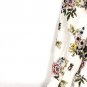 Angela Plus White Floral Women's Light Career Blazer Jacket Slip On 2XL 047