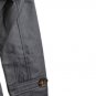 CREATMO US Gray Women's Trench Coat Double Breasted Detach Hood Small 028