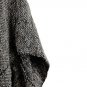 Loom Works by Cindy Percival Gray Women's Poncho Wrap  Open Front One Size 037
