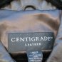 Centigrade QVC Style Women's Chocolate Brown Leather Coat Jacket Size Large