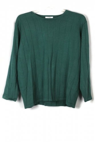 Dressbarn Green Women's Long Sleeve Pullover Shirt Size 18/20 023