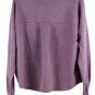 Cut & Paste Purple Women's Long Sleeve Shirt Full Button Closure X Small 019