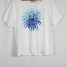 Emma James White Women's Casual Short Sleeve Shirt Size 2 006