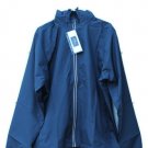 Charles River Apparel Navy Men's Full Front Zip Reflective Jacket Hoodie L 011 Charles River Apparel Navy Men's Full Front Zip Reflective Jacket Hoodie L 011