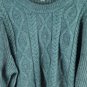 a.n.a Green Women's Cable Knit Pull On Sweater PXXL 029