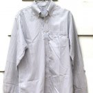 Brooks Brothers Classic Long Sleeve Dress Shirt Blue Striped Size 16-34  001