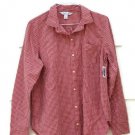 Old Navy Red Checkered Button Down Long Sleeve Shirt Size Large 005 Old Navy Red Checkered Button Down Long Sleeve Shirt Size Large 005