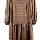 52Seven Women's Brown Mock Neck Hacci Dress Fashion Small NEW! 030