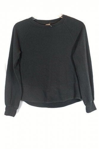 Calla by Carrie Underwood Black Women's Long Sleeve Top Blouse Small 046