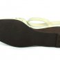 Vintage Red Cross White Women's Heels Shoes Slingback Open Toe 9.5 M