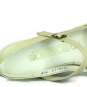 Vintage Red Cross White Women's Heels Shoes Slingback Open Toe 9.5 M