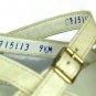 Vintage Red Cross White Women's Heels Shoes Slingback Open Toe 9.5 M