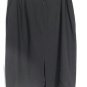Jones New York Black Women's Career Pencil Cut Skirt Zip Closure 18W 037
