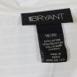 Lane Bryant White Striped Women's Dress Shirt Collared Long Sleeve Sz 18/20 002