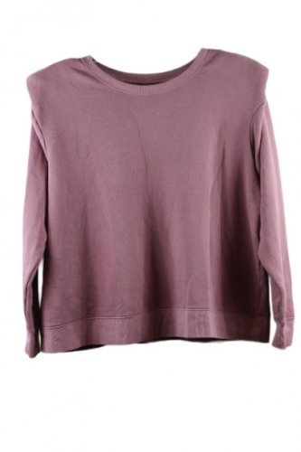 A.N.A  Women's Pink Padded Shoulder Sweatshirt Cozy & Stylish Pullover 2X  029