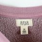 A.N.A  Women's Pink Padded Shoulder Sweatshirt Cozy & Stylish Pullover 2X  029