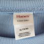 Hanes Blue Men's Stretch Shirt Long Sleeve Pullover Crewneck XL 007
