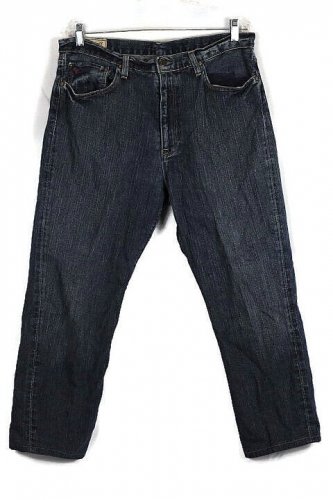 Polo Ralph Lauren Men's Blue Denim Jeans Size 35 W x 30L 006