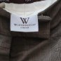 Worthington Modern Fit Sits Below the Waist Brown Plaid  Shorts Size 18   012