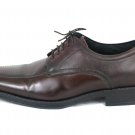Claiborne Men's Dress Shoes Brown Leather Oxford Lace Up Square Toe 10 M