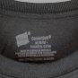 Hanes Black Men's Casual Short Sleeve Shirt Crewneck Pullover Size Medium 012