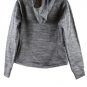 Xersion Quick Dri Gray Women's Sweatshirt Hooded Pullover Small 051