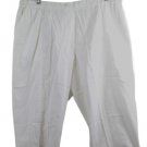Cathy Daniels White Women's Cropped Pants Pull On 2X 058 Cathy Daniels White Women's Cropped Pants Pull On 2X 058