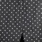 Real Clothing Black White Polka Dot Women's Pants Front Pockets Zip 20 058