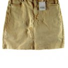 a.n.a A New Approach Yellow Women's Denim Short Skirt High Skirt Size 4 053