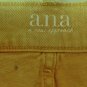 a.n.a A New Approach Yellow Women's Denim Short Skirt High Skirt Size 4 053